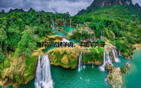 推荐尝试烤羊肉、手抓羊肉等