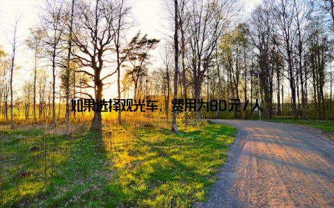 如果选择观光车, 费用为80元/人