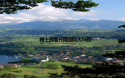 – 晚上观看长隆国际大马戏