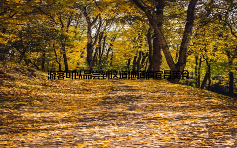 游客可以品尝到这道地道的宜昌美食