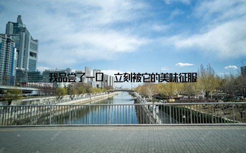 我品尝了一口, 立刻被它的美味征服