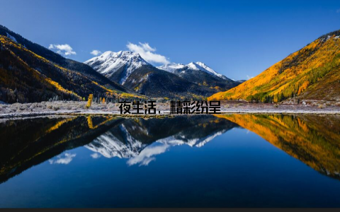 夜生活, 精彩纷呈